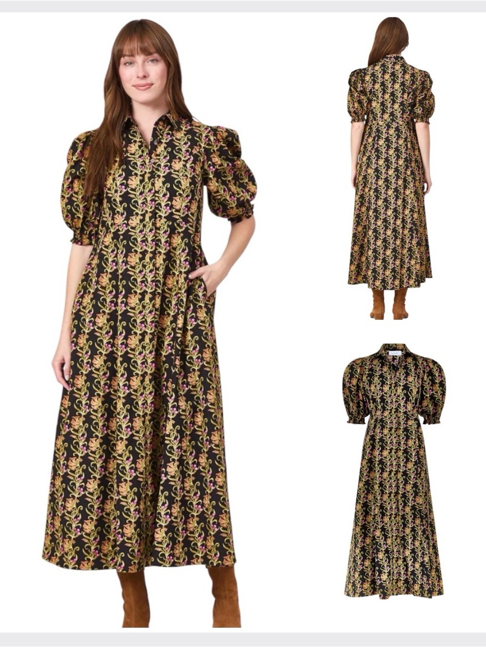 Livro NWOT Rosie Cotton Shirt Dress